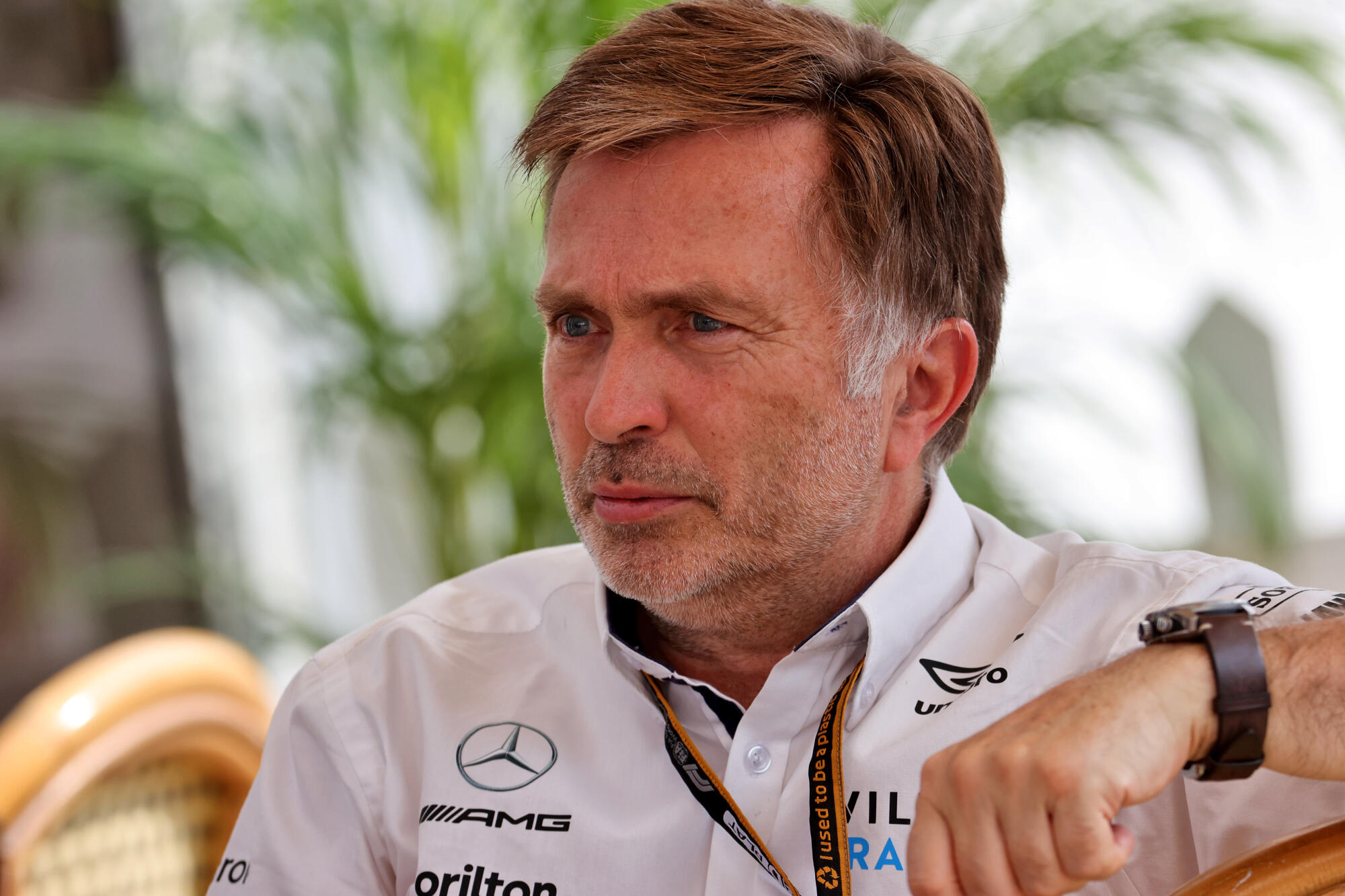 Jost Capito tijdens Grand Prix Qatar 2021